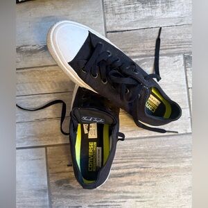 Converse Kids Black and White Low Top Sneakers
